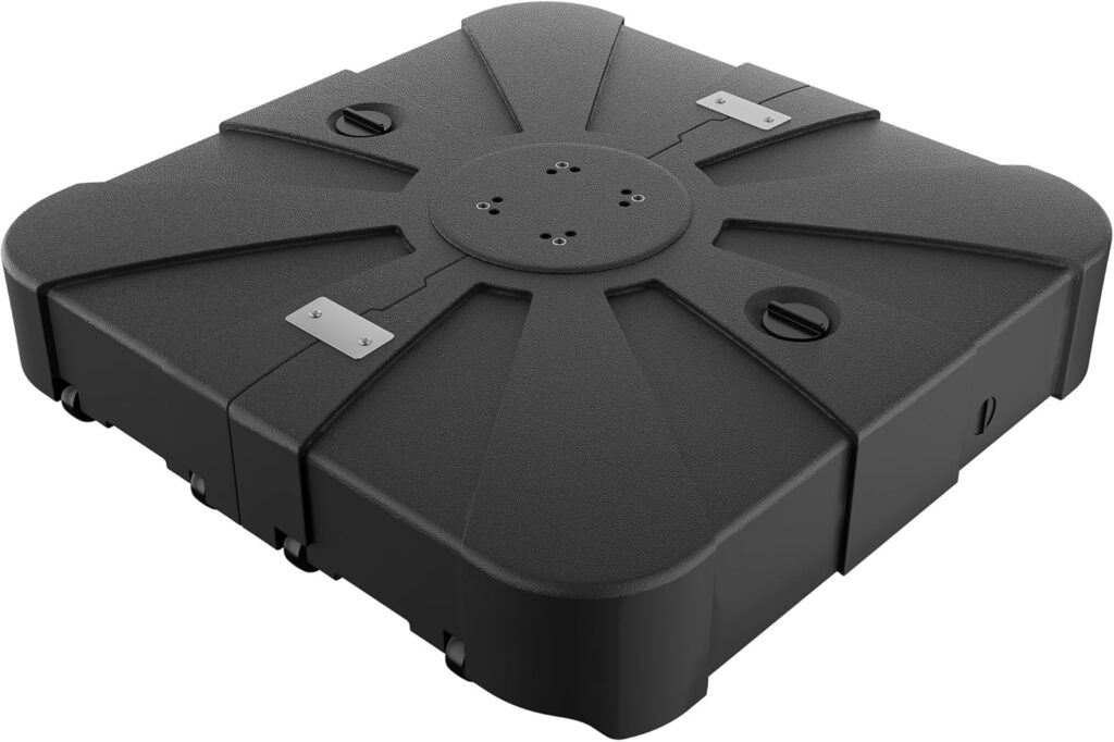 Luxury 360 Degree Aluminium LED Umbrella With Water Base ( 120 L )
