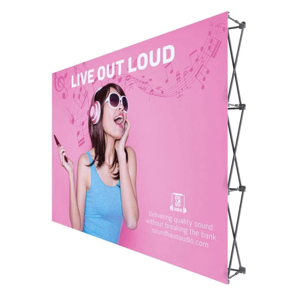 Velcro Pop Up Display Stand with Flex Printing