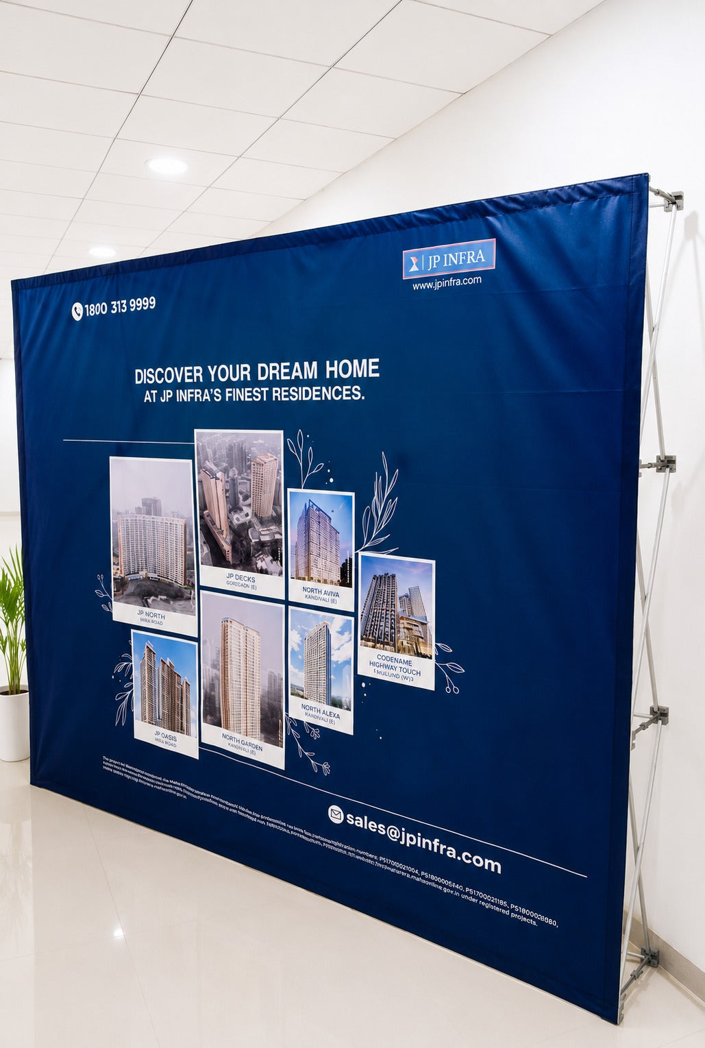 Velcro Pop Up Display Stand with Fabric Printing
