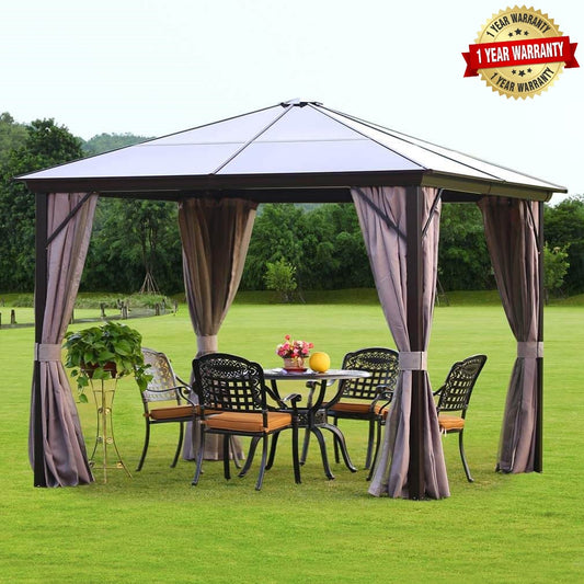Garden Gazebo with Hardtop