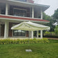 Heavy Duty Aluminium Centre Pole Square Umbrella + 40 kgs Granite Base