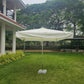 Heavy Duty Aluminium Centre Pole Square Umbrella + 40 kgs Granite Base