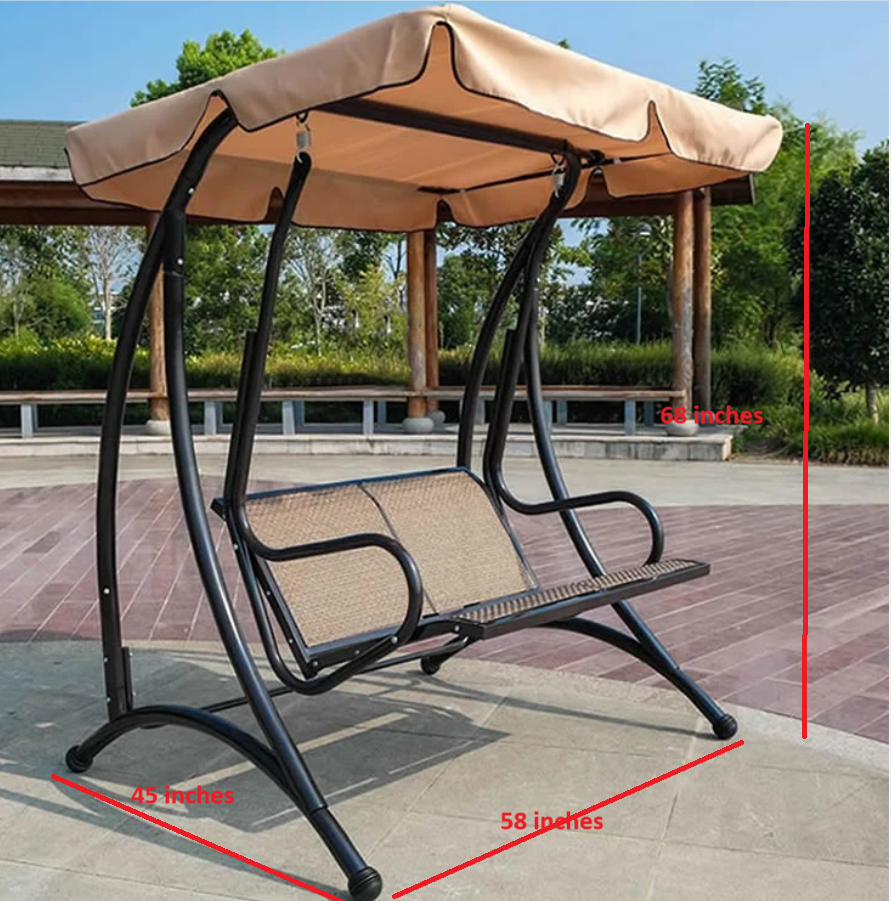 Textilene Garden Swing- 2 Seater