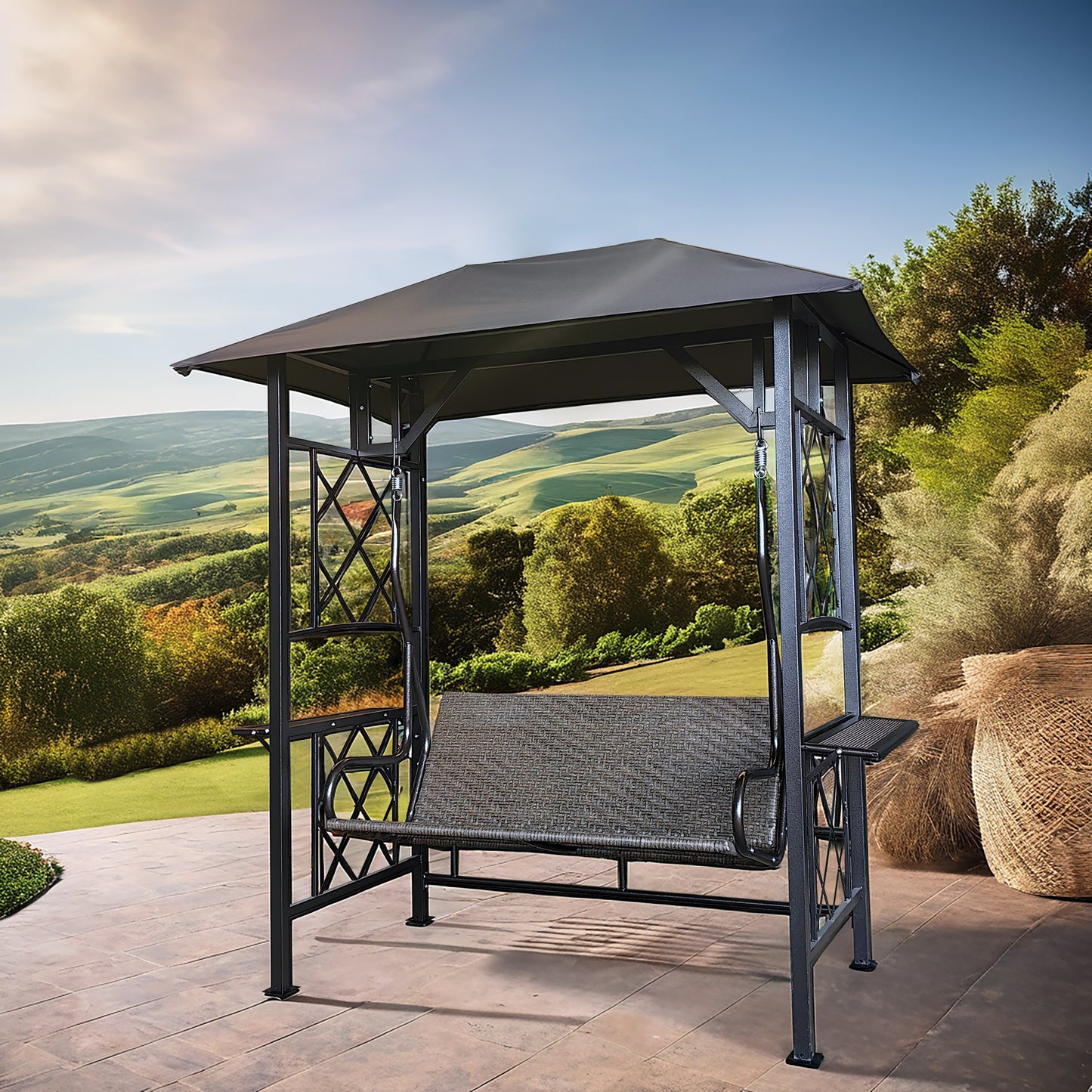 2 Seater Gazebo Swing