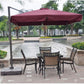 360 Degree Rotating Umbrella + 100 L water base