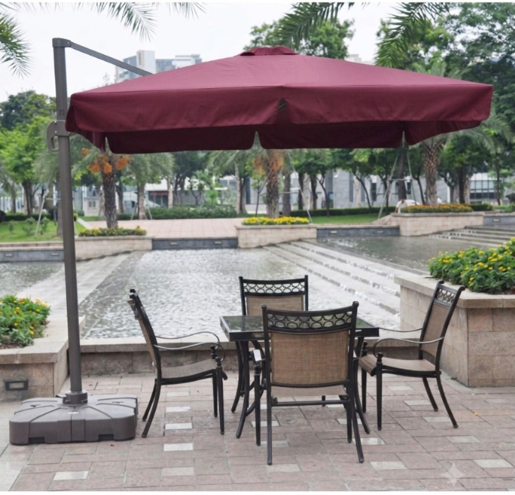 360 Degree Rotating Umbrella + 100 L water base