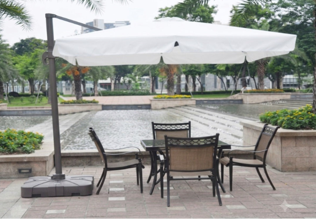 360 Degree Rotating Umbrella + 100 L water base
