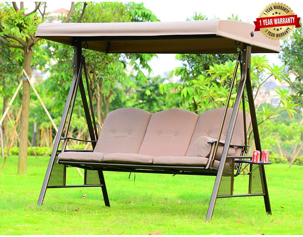 Luxury 3 Seater Garden Swing