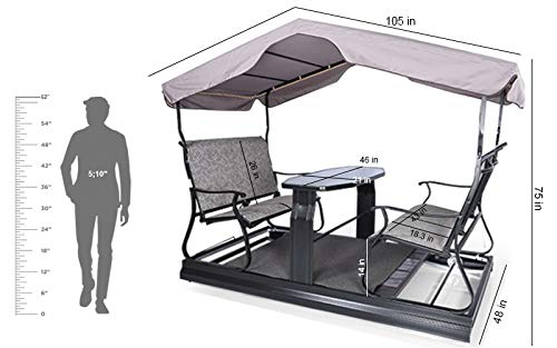 4-Seater Rocking Swing