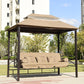 3 Seater Daybed Swing Gazebo