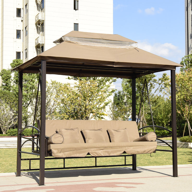 3 Seater Daybed Swing Gazebo