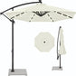 LED Side Pole Umbrella + 30 kgs base