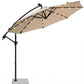 LED Side Pole Umbrella + 30 kgs base