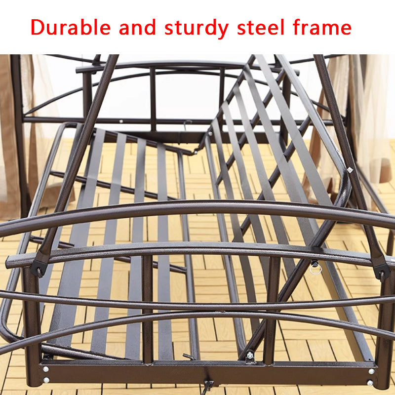 3 Seater Daybed Swing Gazebo