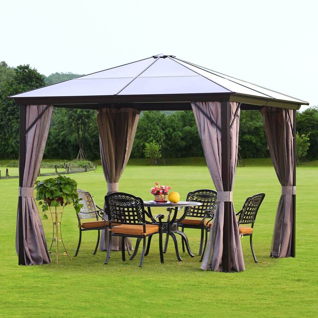 Garden Gazebo with Hardtop