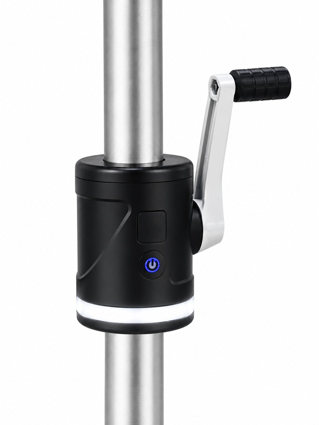 7 Color LED Double Deck Aluminium Centre Pole + 40 Kgs Granite Base