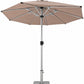 7 Color LED Double Deck Aluminium Centre Pole + 40 Kgs Granite Base
