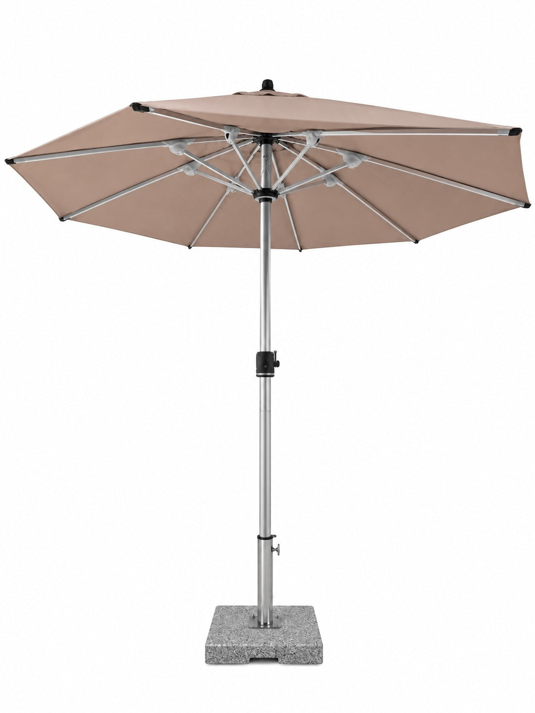 7 Color LED Double Deck Aluminium Centre Pole + 40 Kgs Granite Base