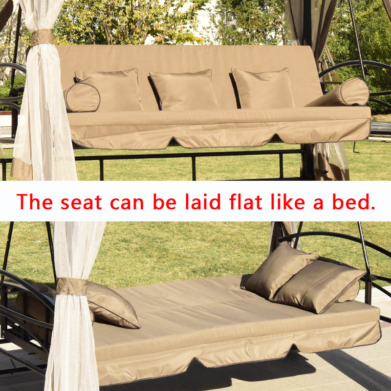 3 Seater Daybed Swing Gazebo