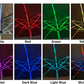 7 Color LED Double Deck Aluminium Centre Pole + 40 Kgs Granite Base