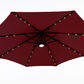 LED Side Pole Umbrella + 30 kgs base