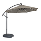 LED Side Pole Umbrella with Water Base ( 65 liters Capacity)