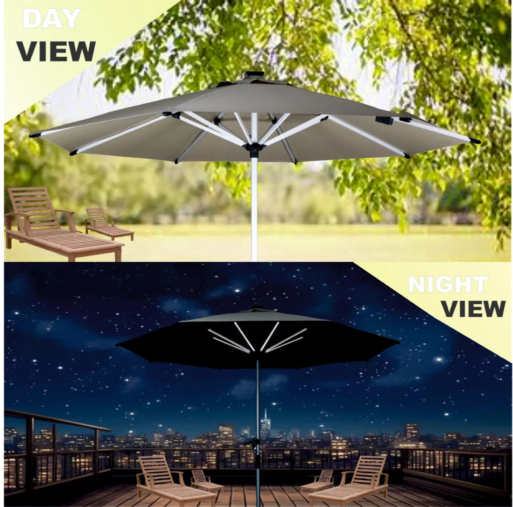 Aluminum Center Pole with LED lights
