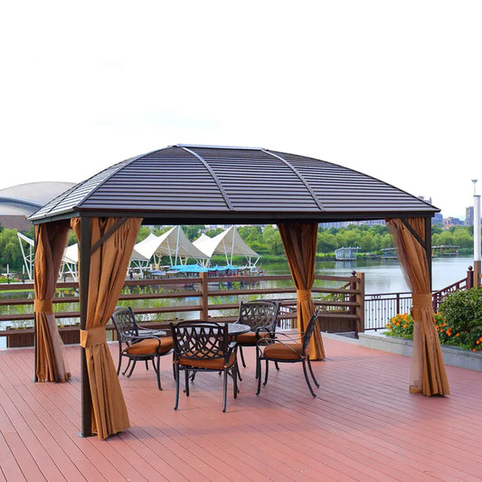 10 x 13 ft Dome Roof All-Weather Gazebo