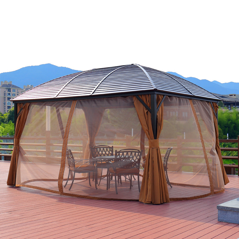10 x 13 ft Dome Roof All-Weather Gazebo