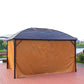 10 x 13 ft Dome Roof All-Weather Gazebo