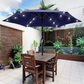 Led Center Pole Umbrella + 25 kgs base