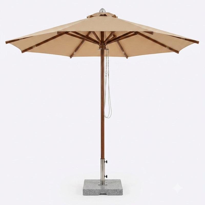 Aluminum Umbrella Single Deck+ 40 kgs Granite base