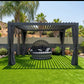 10 x 13 ft Louvered Pergola Awning