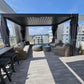 10 x 13 ft Louvered Pergola Awning