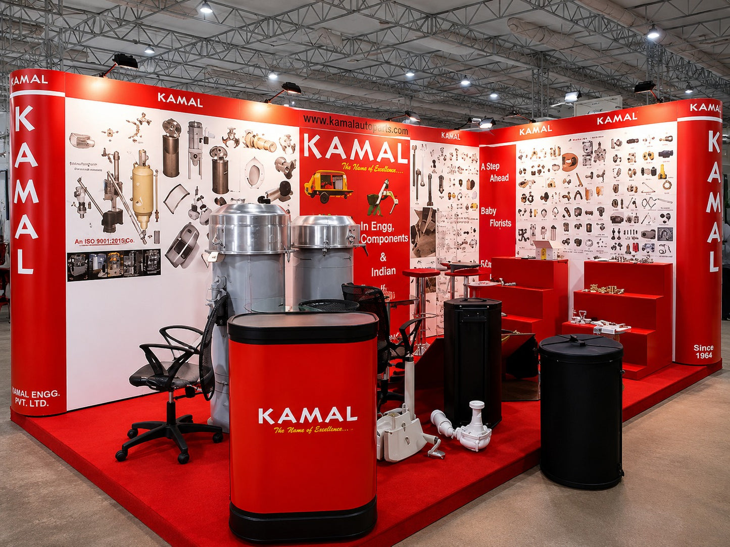 Portable Exhibition Magnetic Pop Up Kit