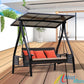 Wicker 3 seater luxury swing