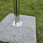 Heavy Duty Double Deck Aluminium Centre Pole Umbrella + 40 kgs Granite Base