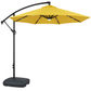 LED Side Pole Umbrella with Water Base ( 65 liters Capacity)