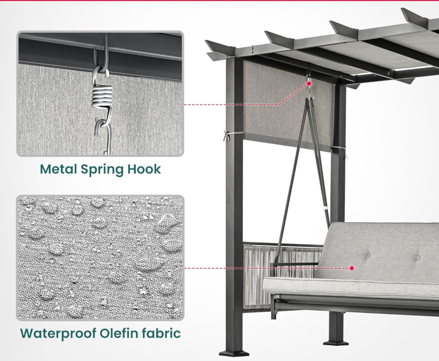 Pergola Swing