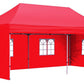 Gazebo Tent - 10 x 20 Feet with European Window Side Covers
