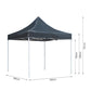 Gazebo Tent 10 x 10 Feet - Premium Quality