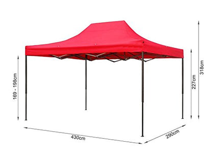 10 x 15 Feet Gazebo Tent (Regular Quality)