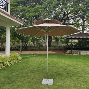 Double Deck Aluminium Centre Pole Umbrella